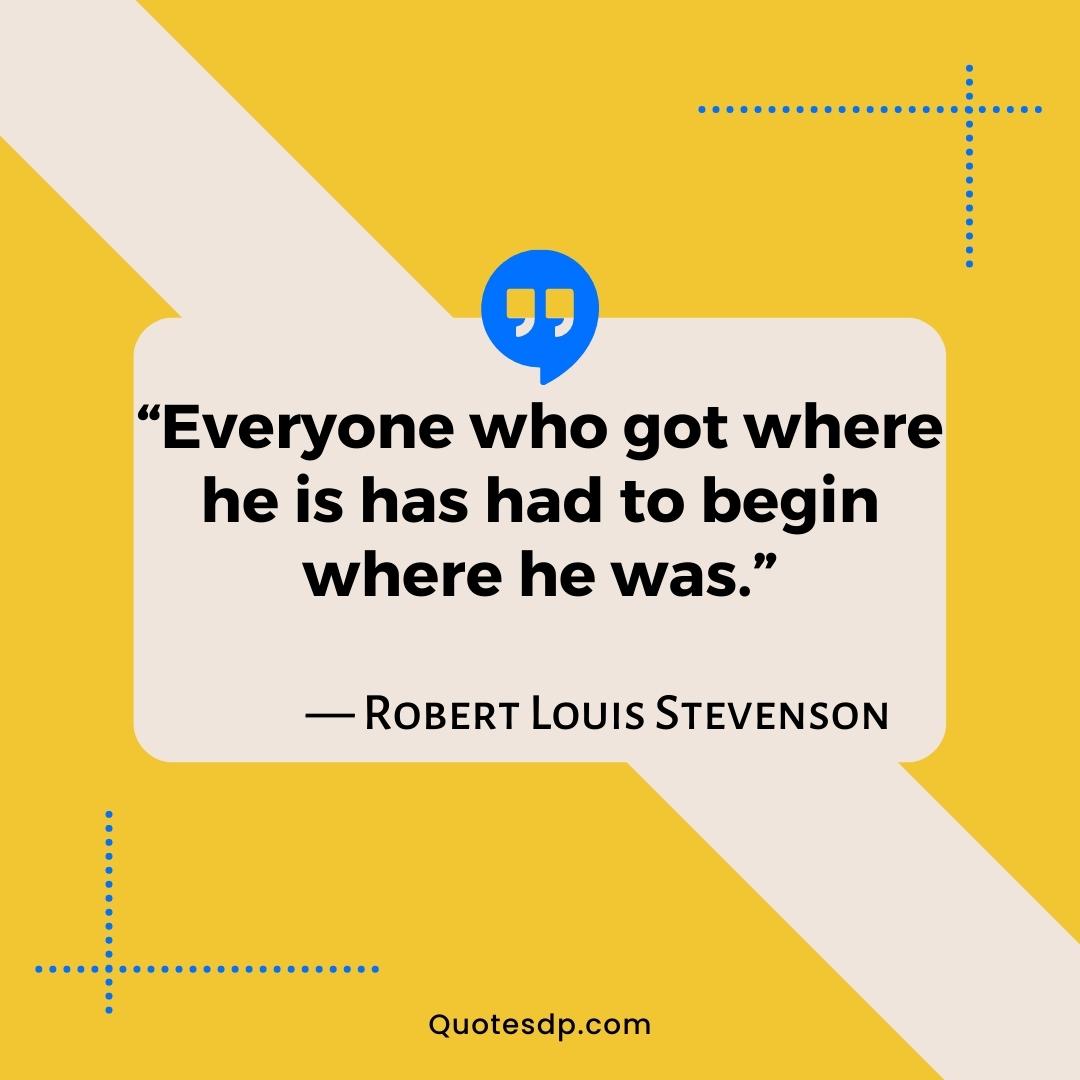 Achievement Quotes Robert Louis Stevenson