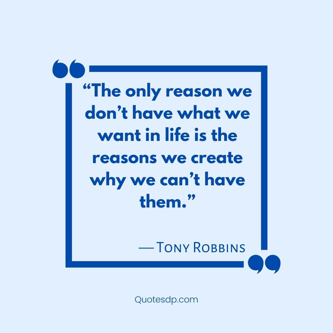 goal achievement quote Tony Robbins