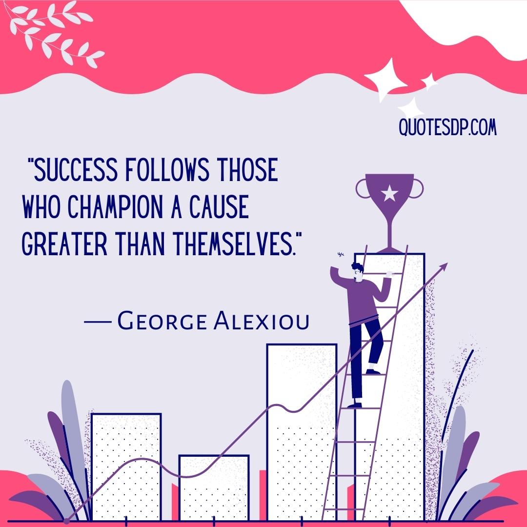 quote achieve George Alexiou