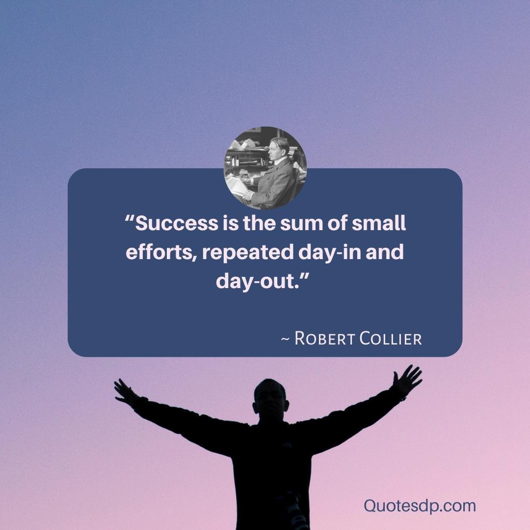 Robert Collier goal achievement quote