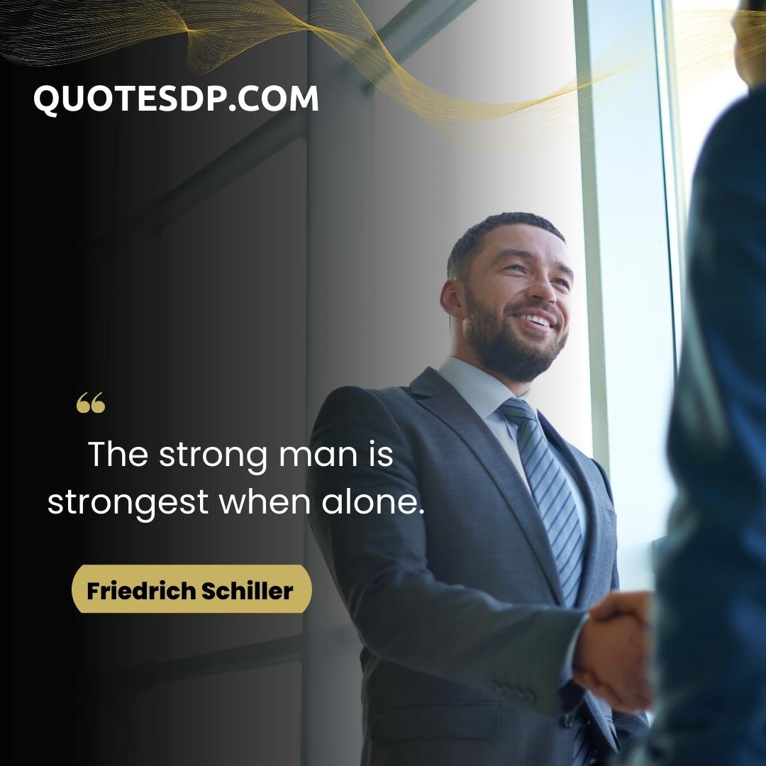 alone quotes Friedrich Schiller