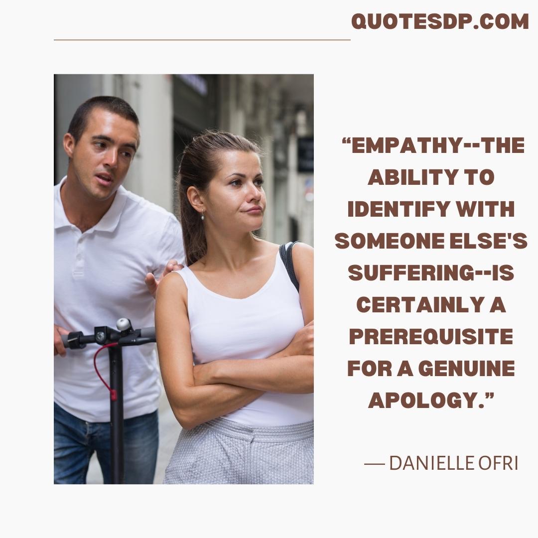 apology quotes Danielle Ofri