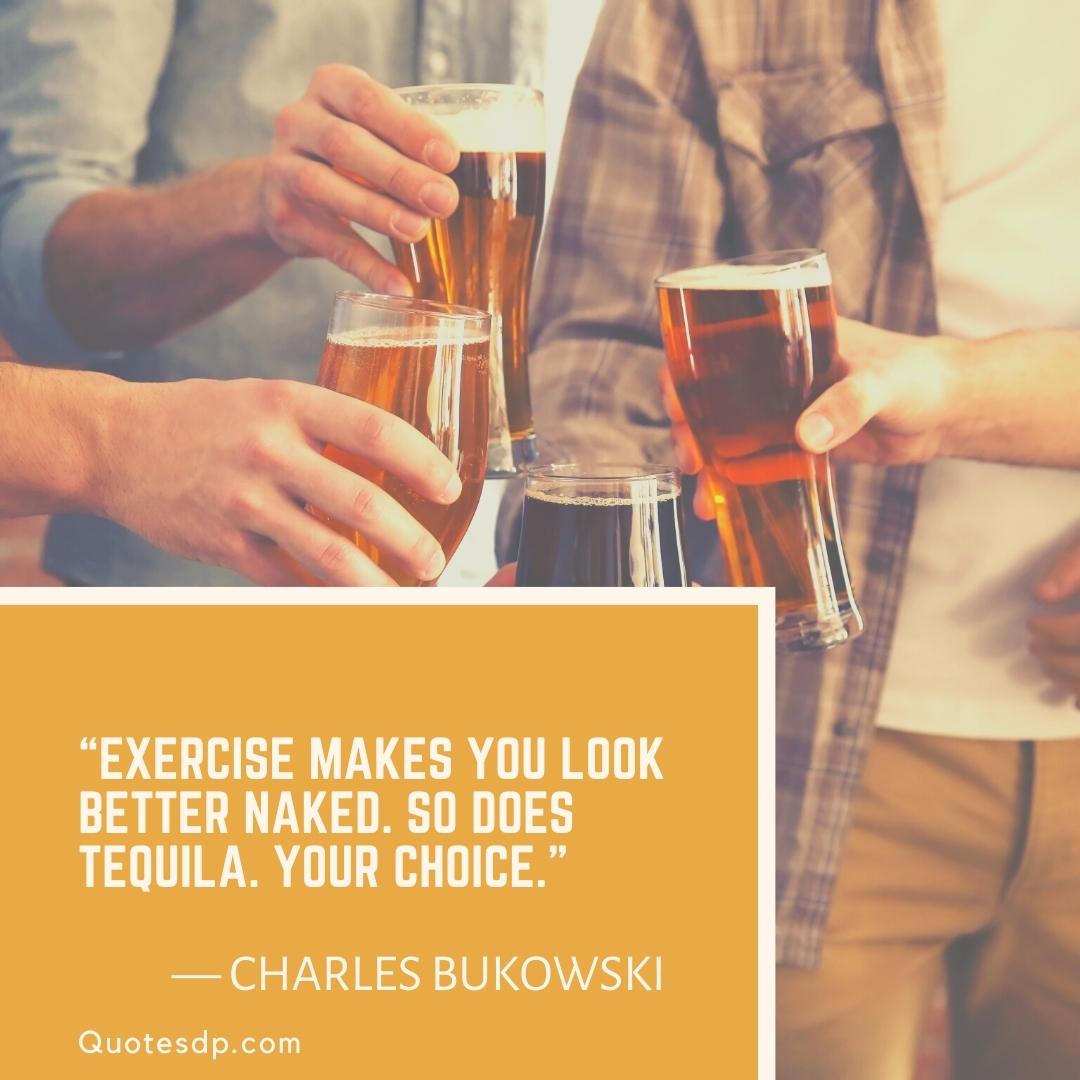 funny alcohol quotes Charles Bukowski