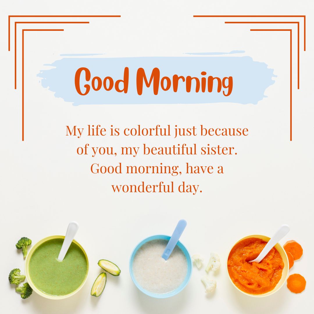 Good Morning Messages for Sister