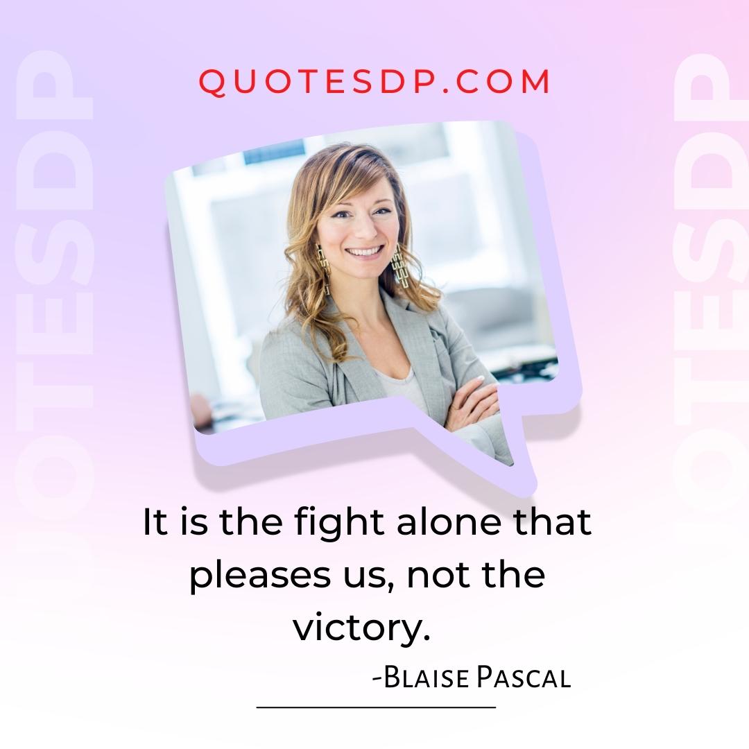 alone quotes status Blaise Pascal