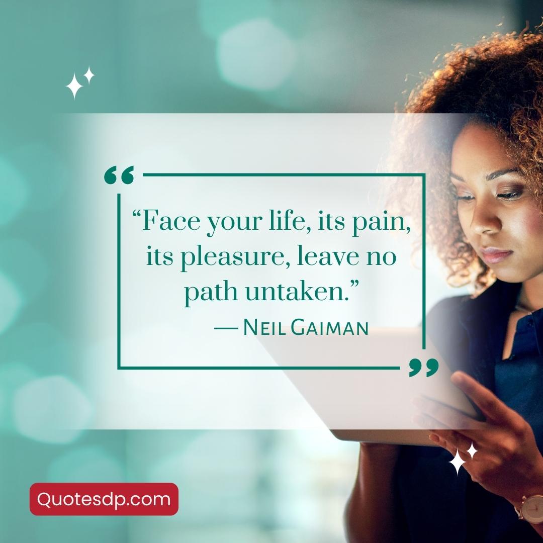 Neil Gaiman life quotes