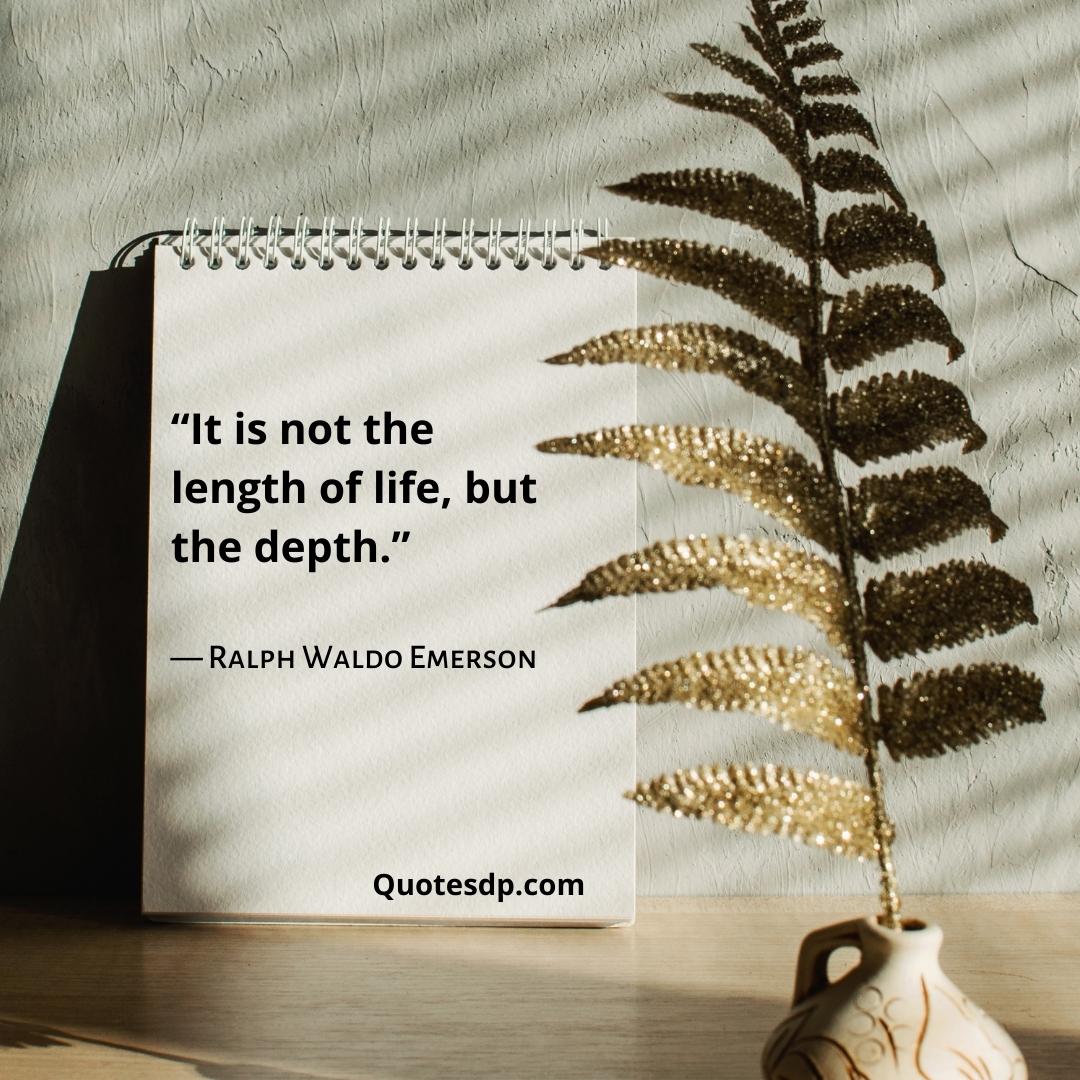 Ralph Waldo Emerson positive quotes about life
