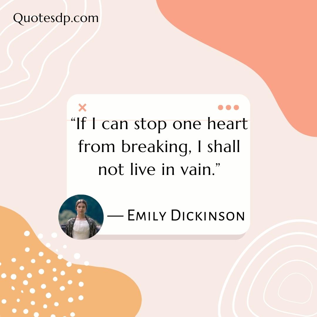 inspirational quotes about life Emily Dickinson
