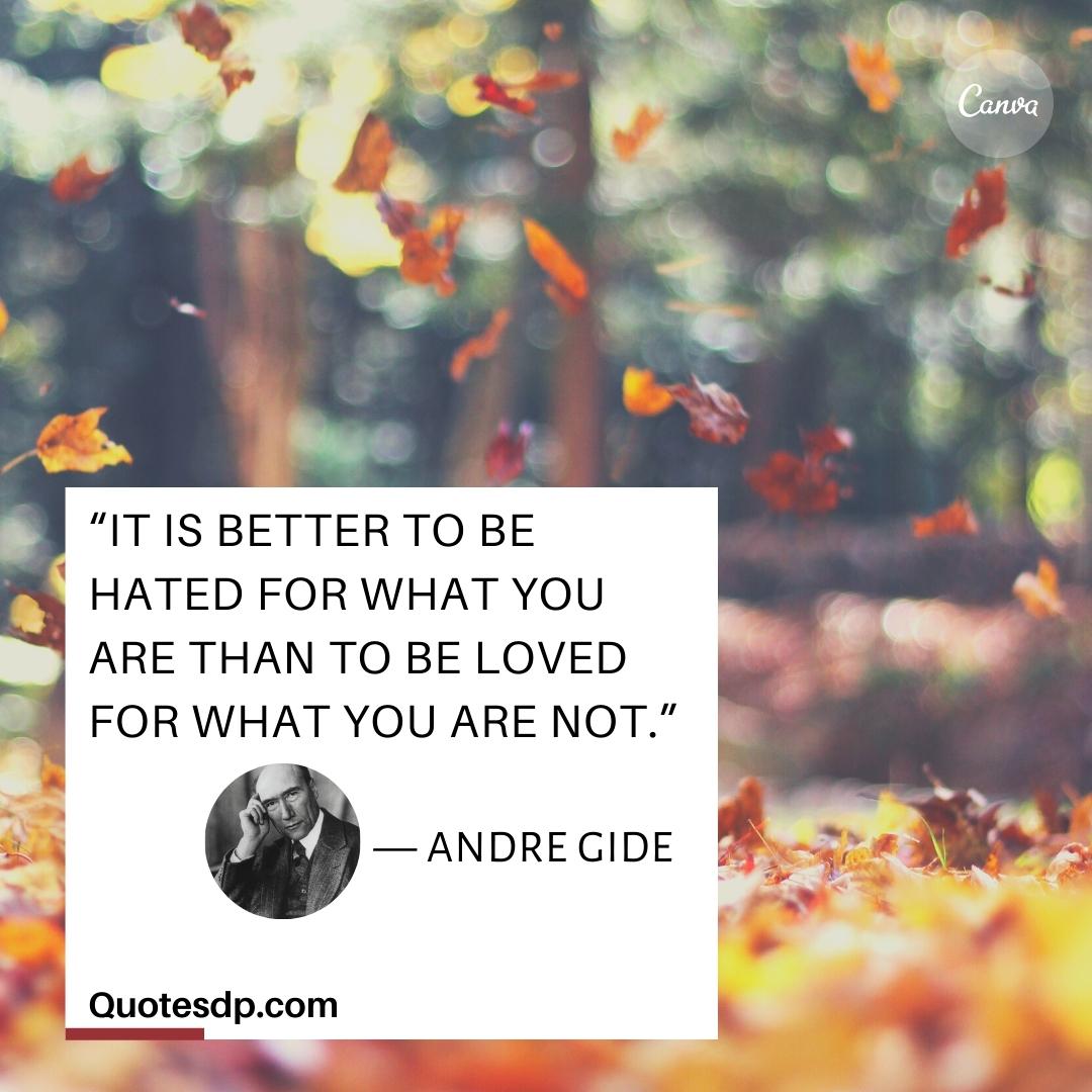 quotes about life Andre Gide