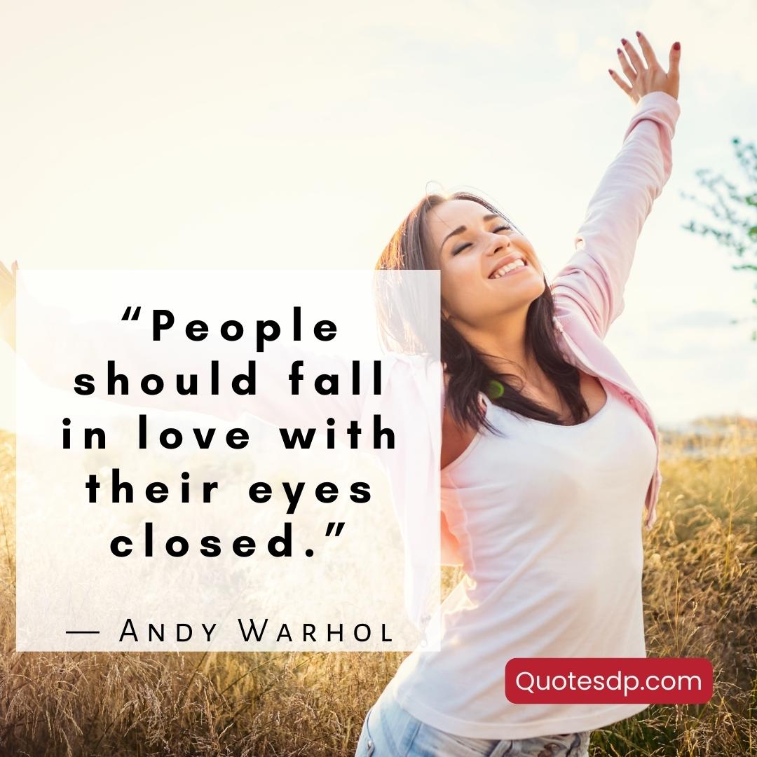 Love quotes closed eyes