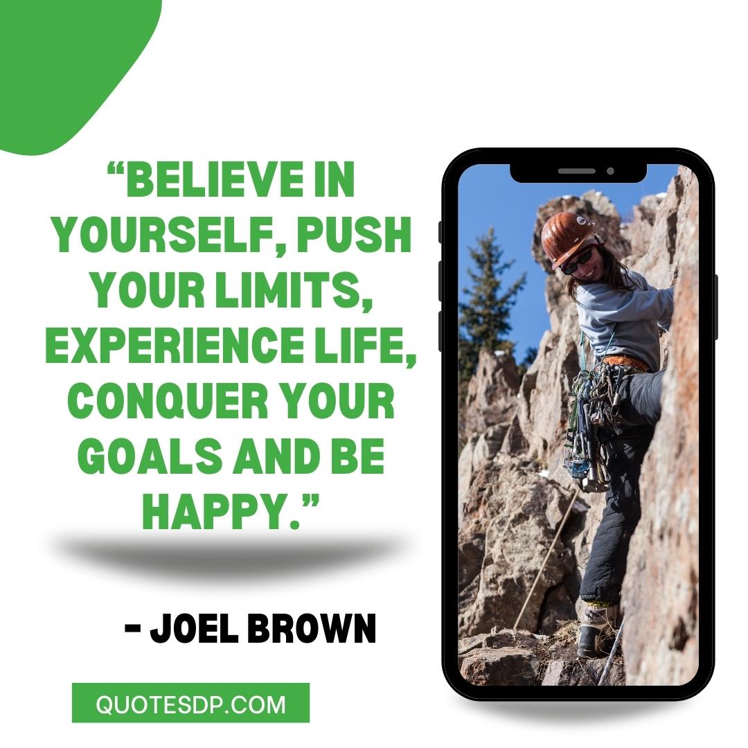 motivationhub believe in yourself Joel Brown