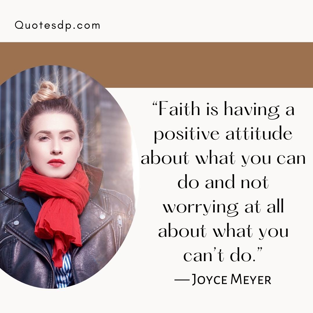 positive attitude hard work quotes Joyce Meyer