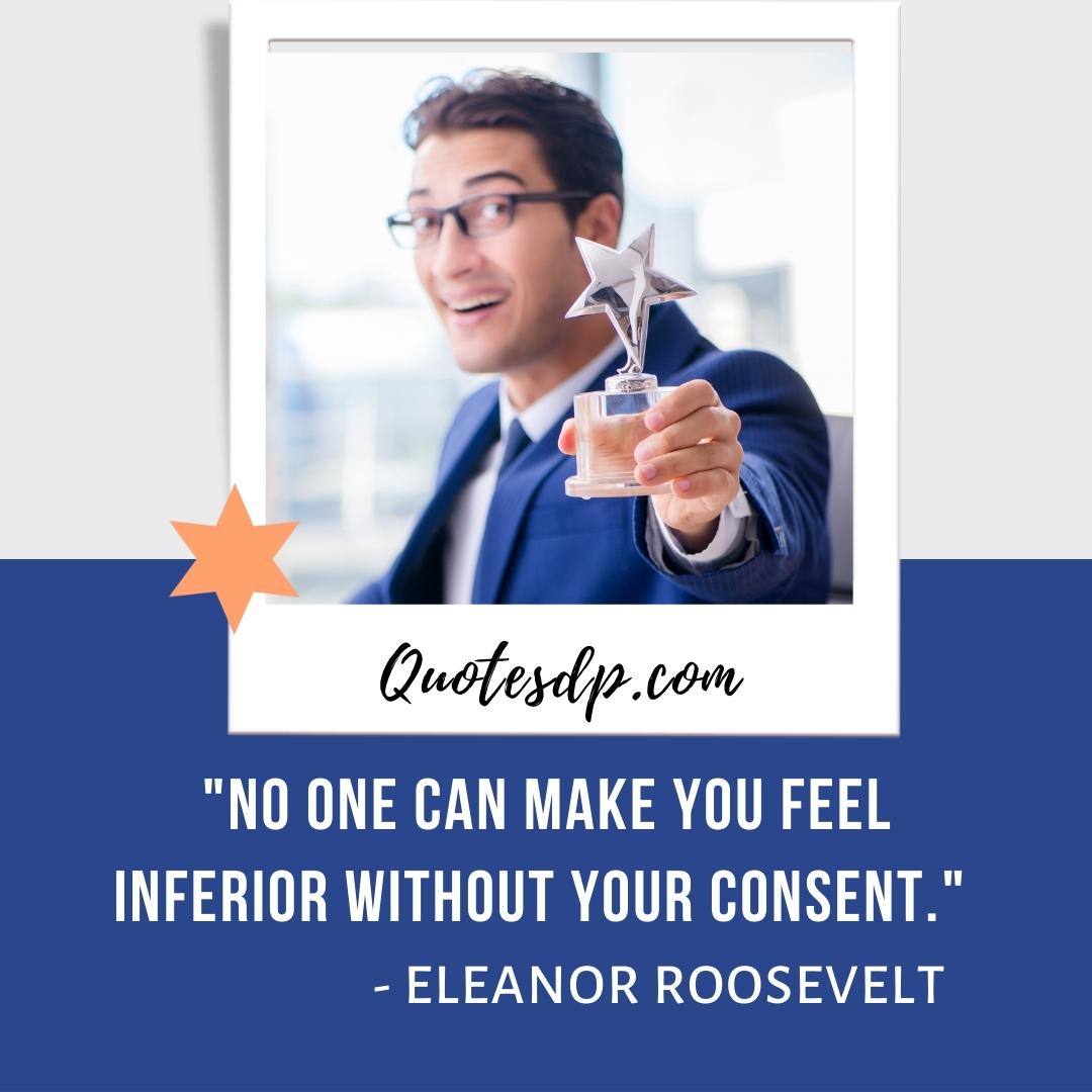 quotes about yourself Eleanor Roosevelt