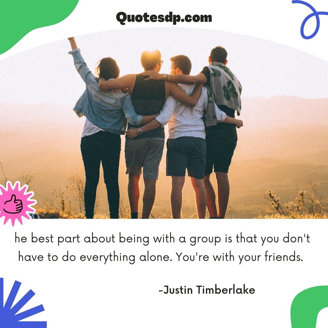 being alone saying and quotes Justin Timberlake