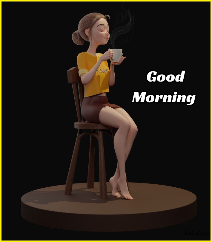 good morning images with coffee