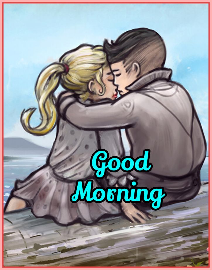 good morning kiss image