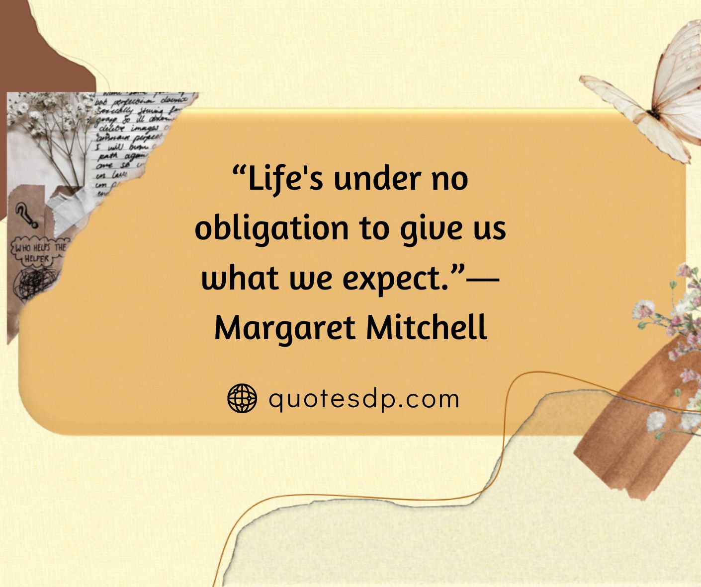 life quotes what we expect