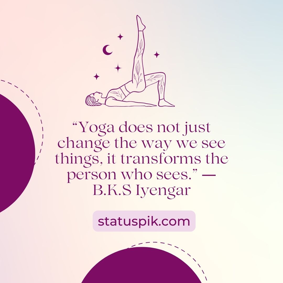 yoga quotes B.K.S Iyengar