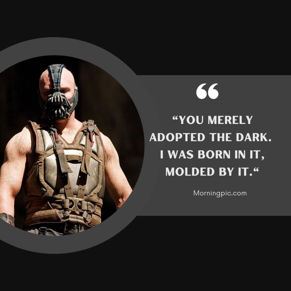 Bane Darkness Quotes