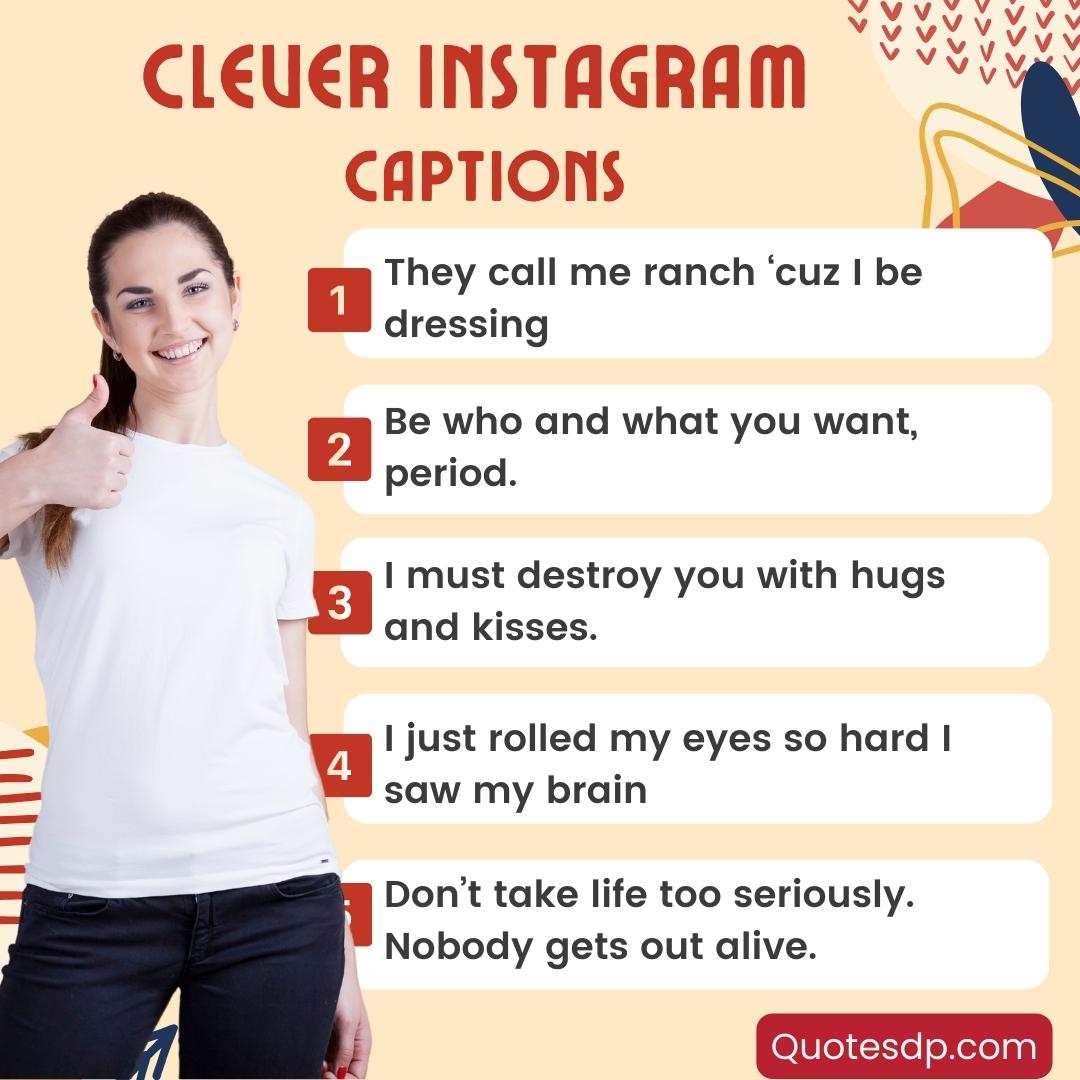 Clever Instagram Captions