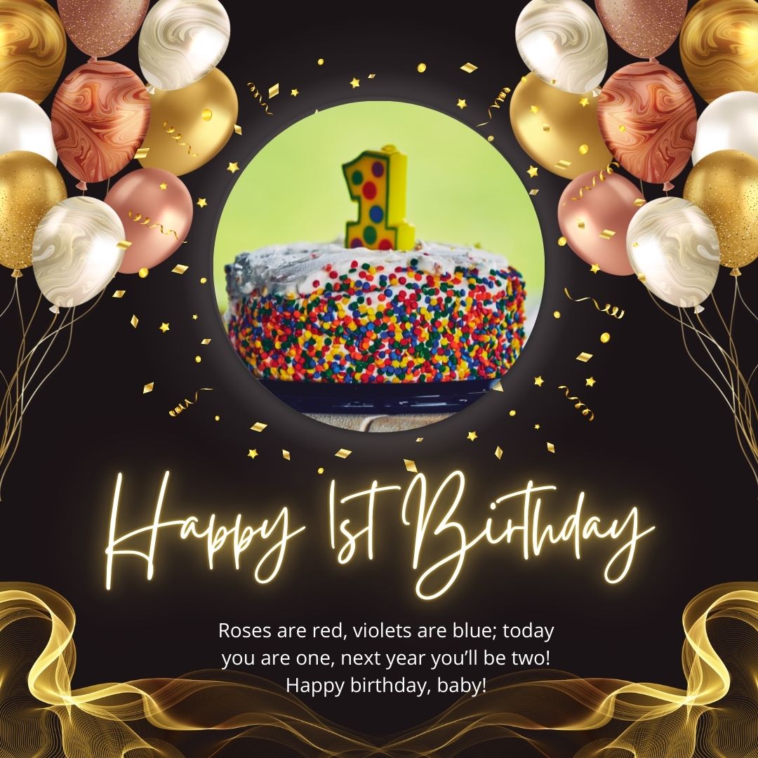 60 Happy 1st Birthday Images For Your Bundle Of Happiness, 58% OFF