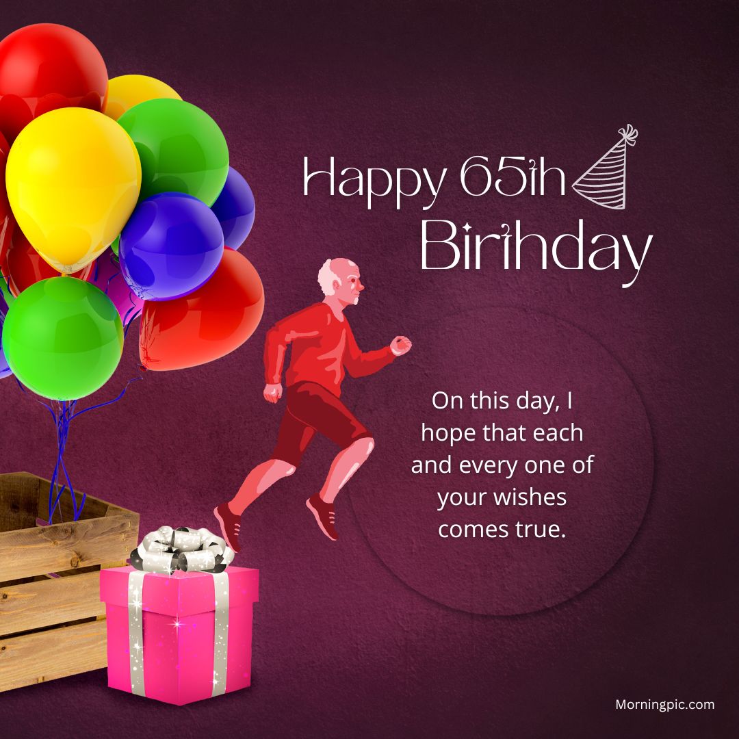 happy 65th birthday images for him