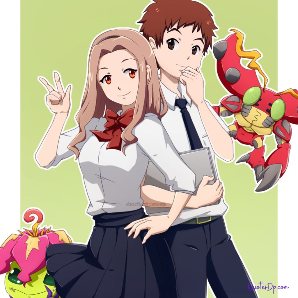 matching couple dp anime