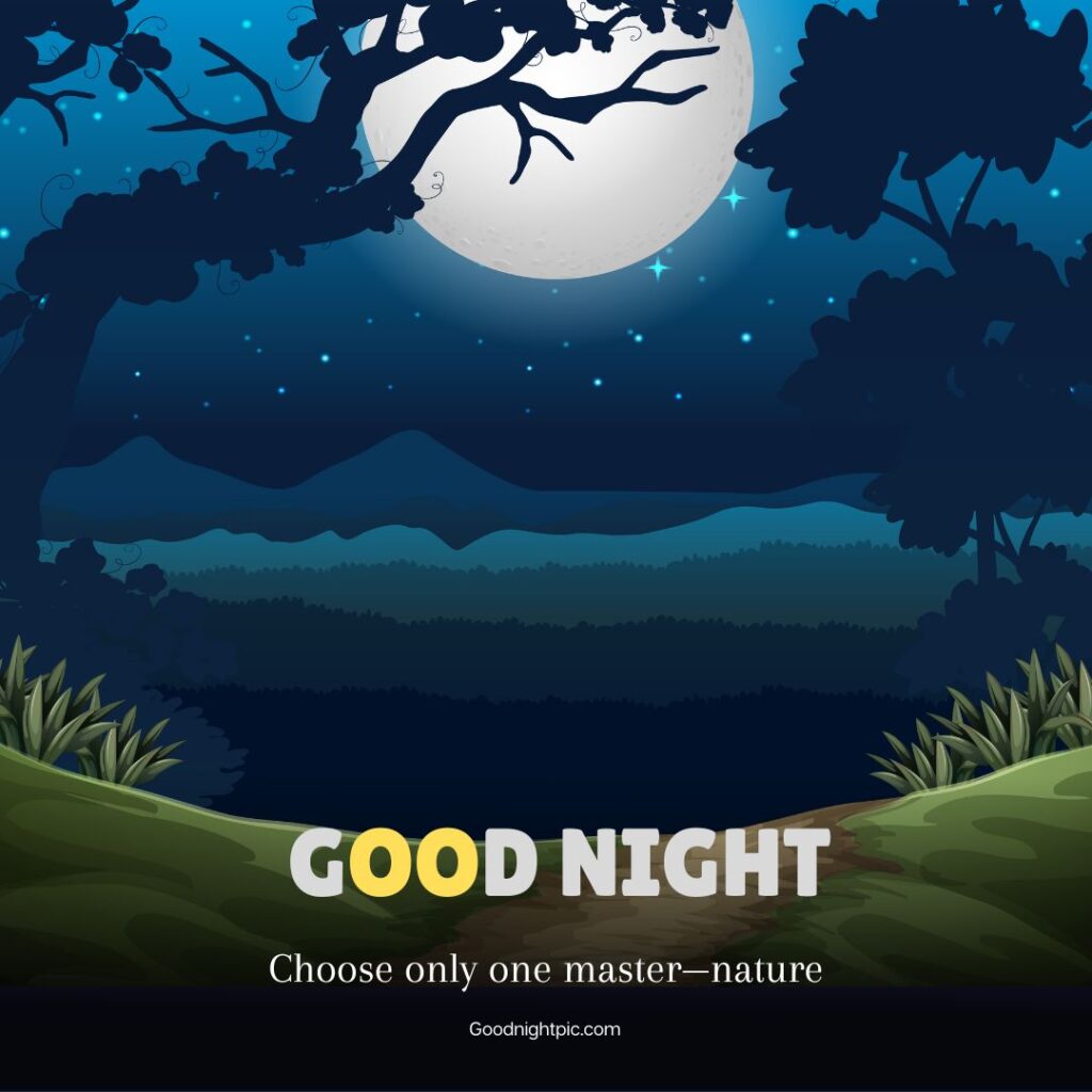 good night nature images