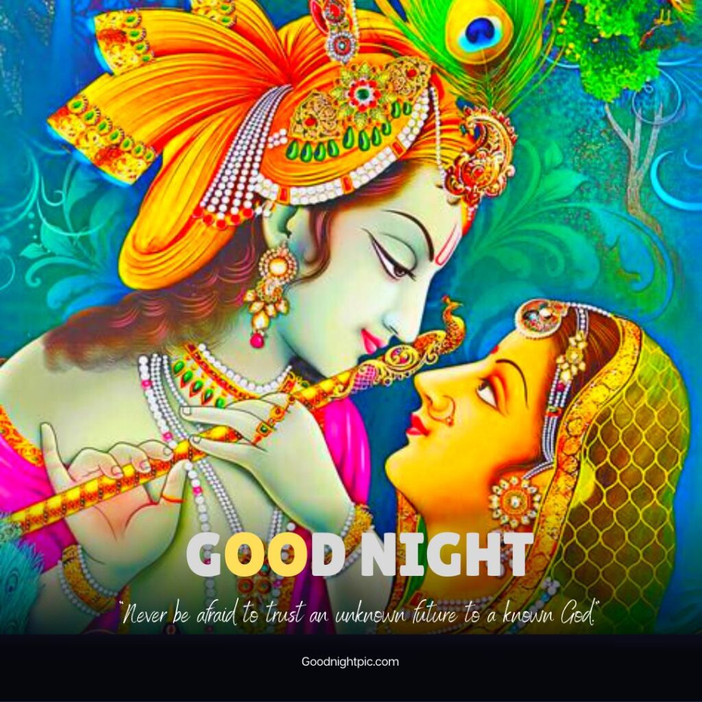 radha krishna good night images