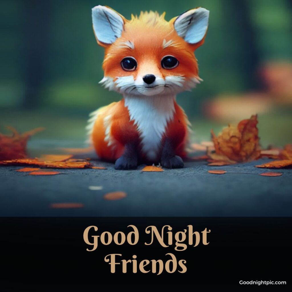 good night friends photo
