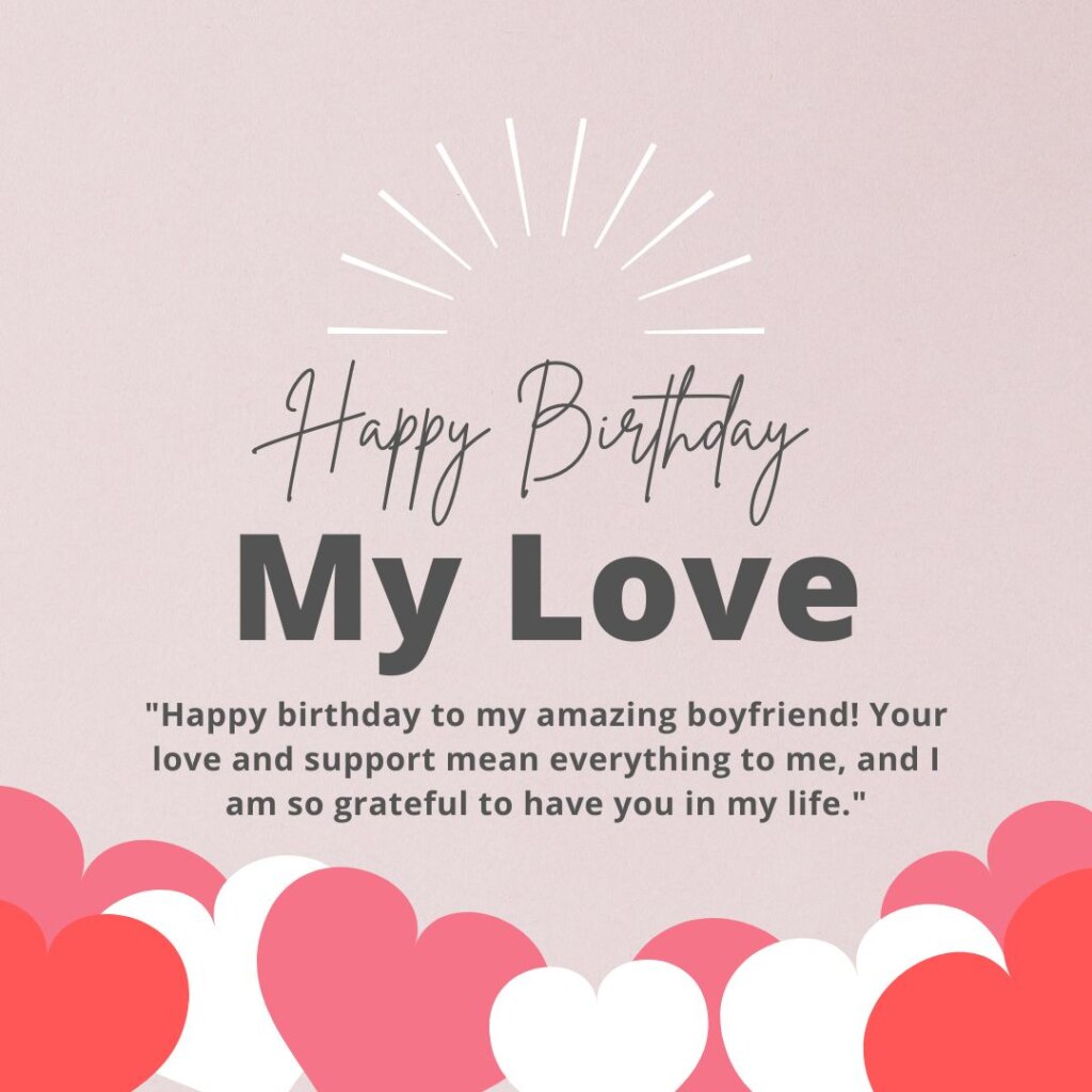 Two line birthday wishes for love