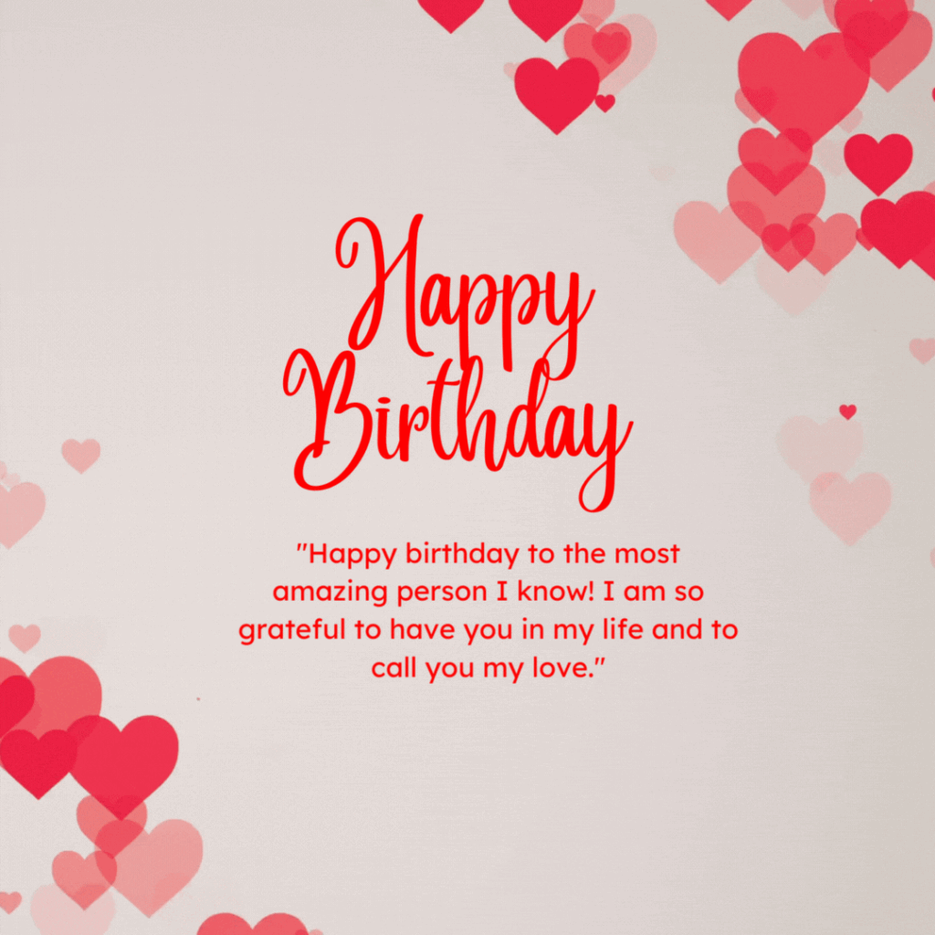 Best birthday wishes for love