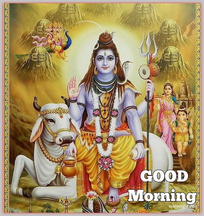 good morning images of god shiva hd