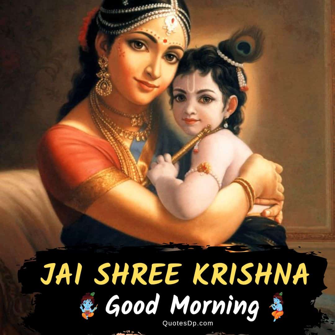 radha krishna good morning images 