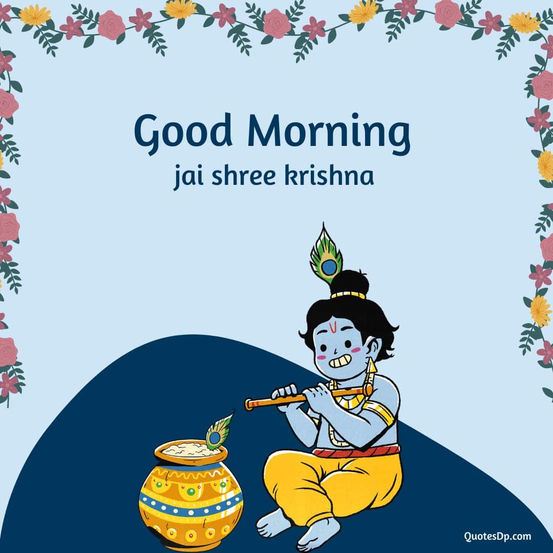 krishna new good morning images 