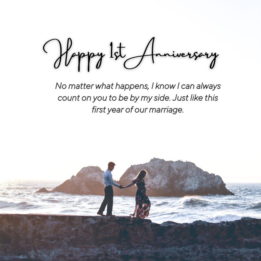 1st anniversary wishes for husband