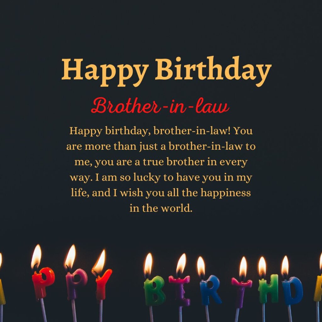 Birthday wishes for brother in law quotes