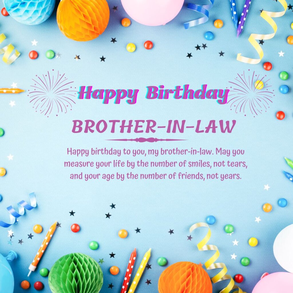 Birthday wishes for brother in law in english