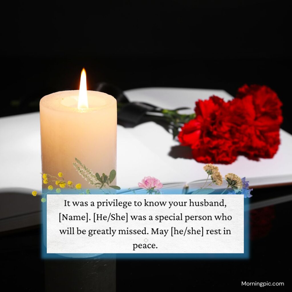 Loss of Spouse Condolence Messages