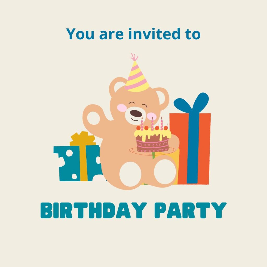 Birthday invitation message for whatsapp