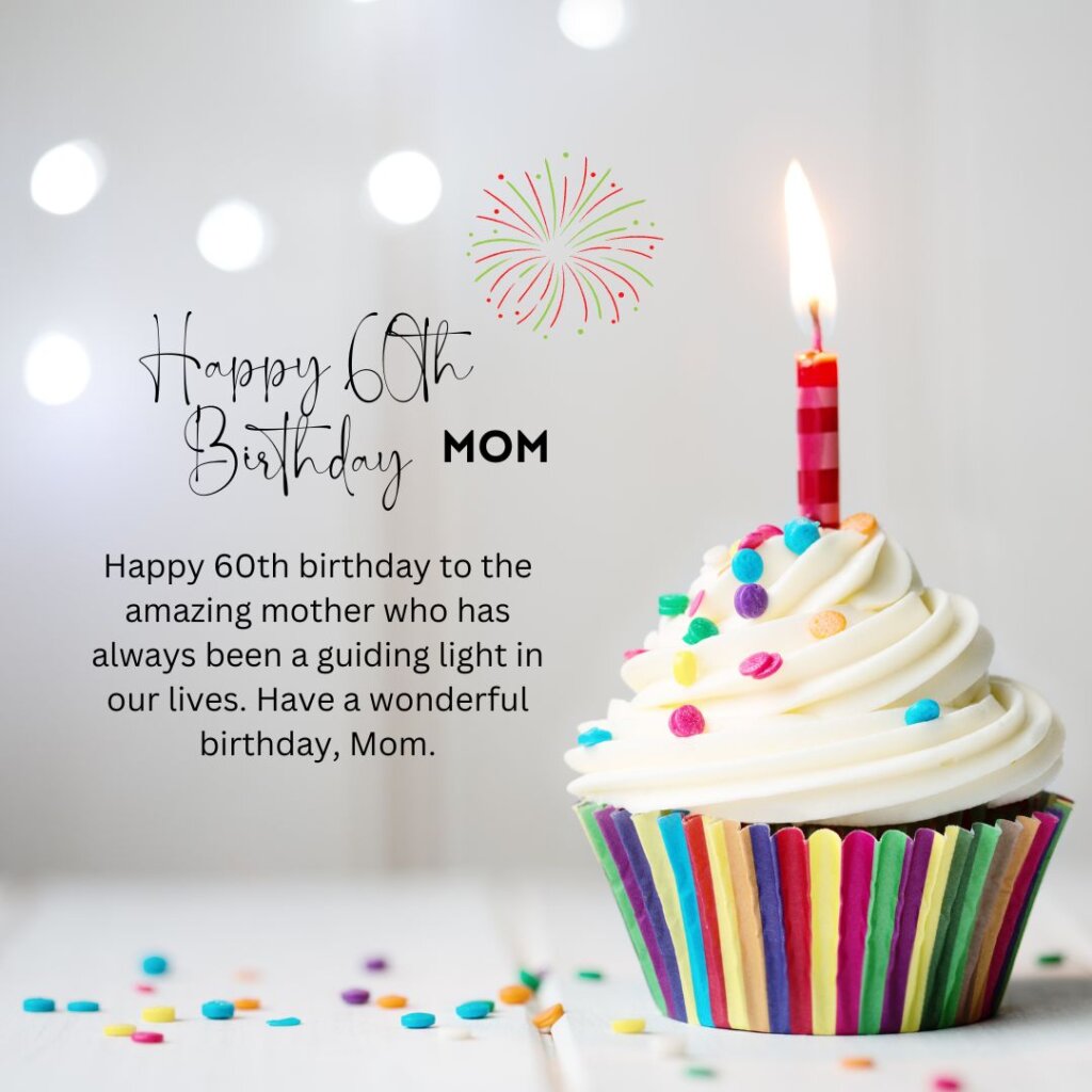 60th Birthday Wishes for Mom