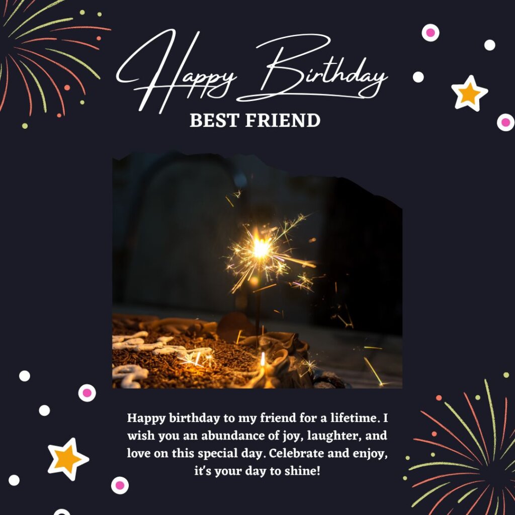 Heart touching birthday wishes for best friend male