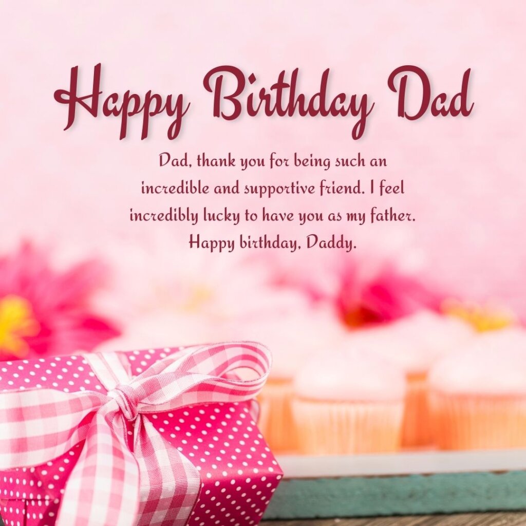 Birthday wishes for dad from daughter