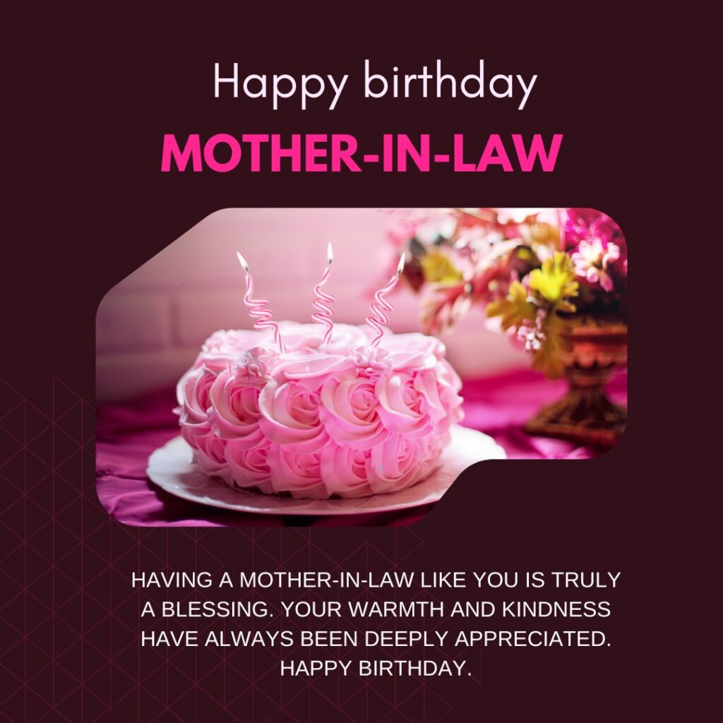 Short Birthday Wishes for Mother-in-Law