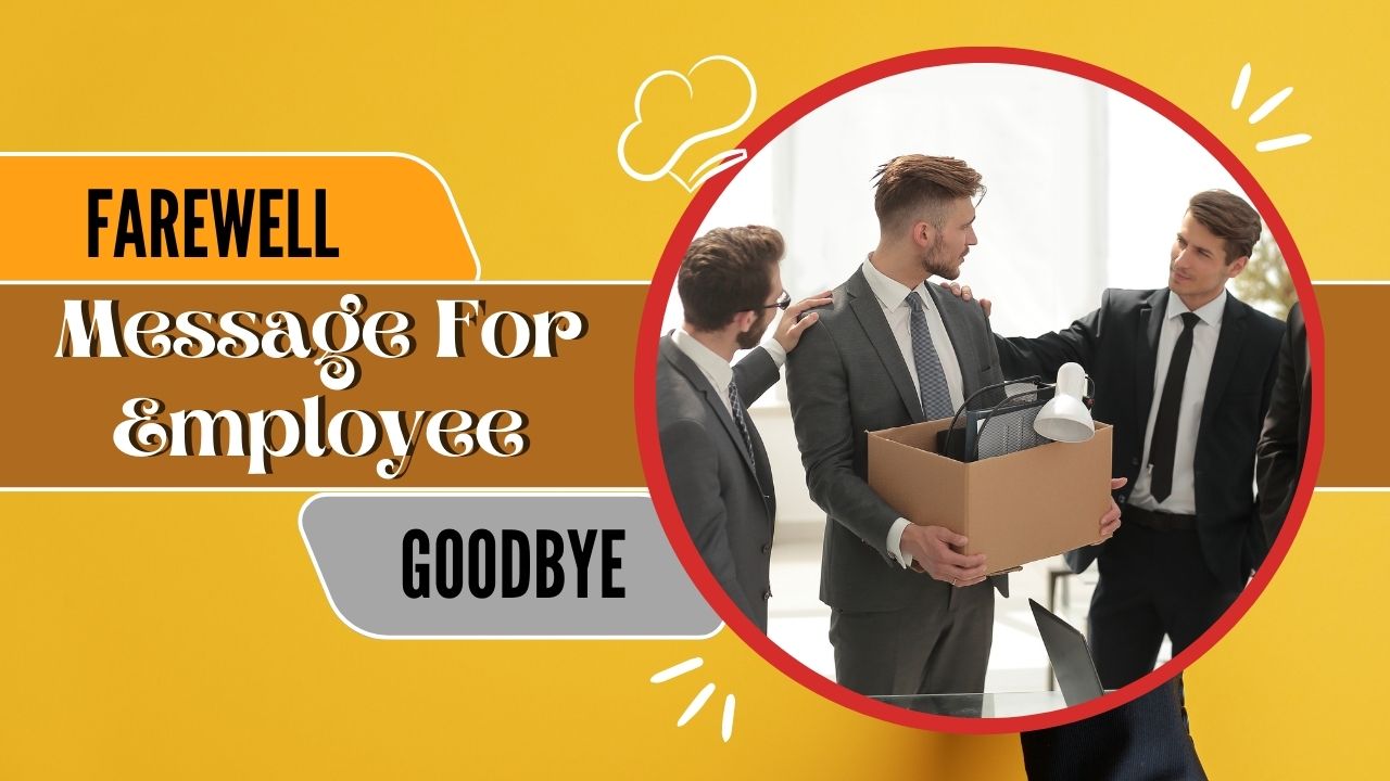 Farewell Message to Employee