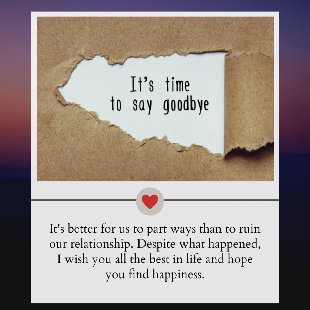 Goodbye Messages for Boyfriend