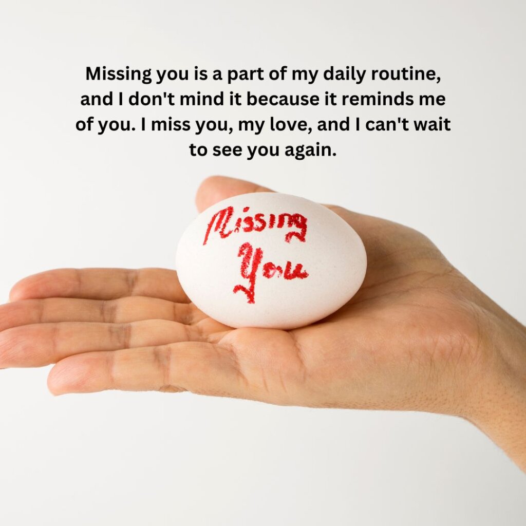 I Miss You Message