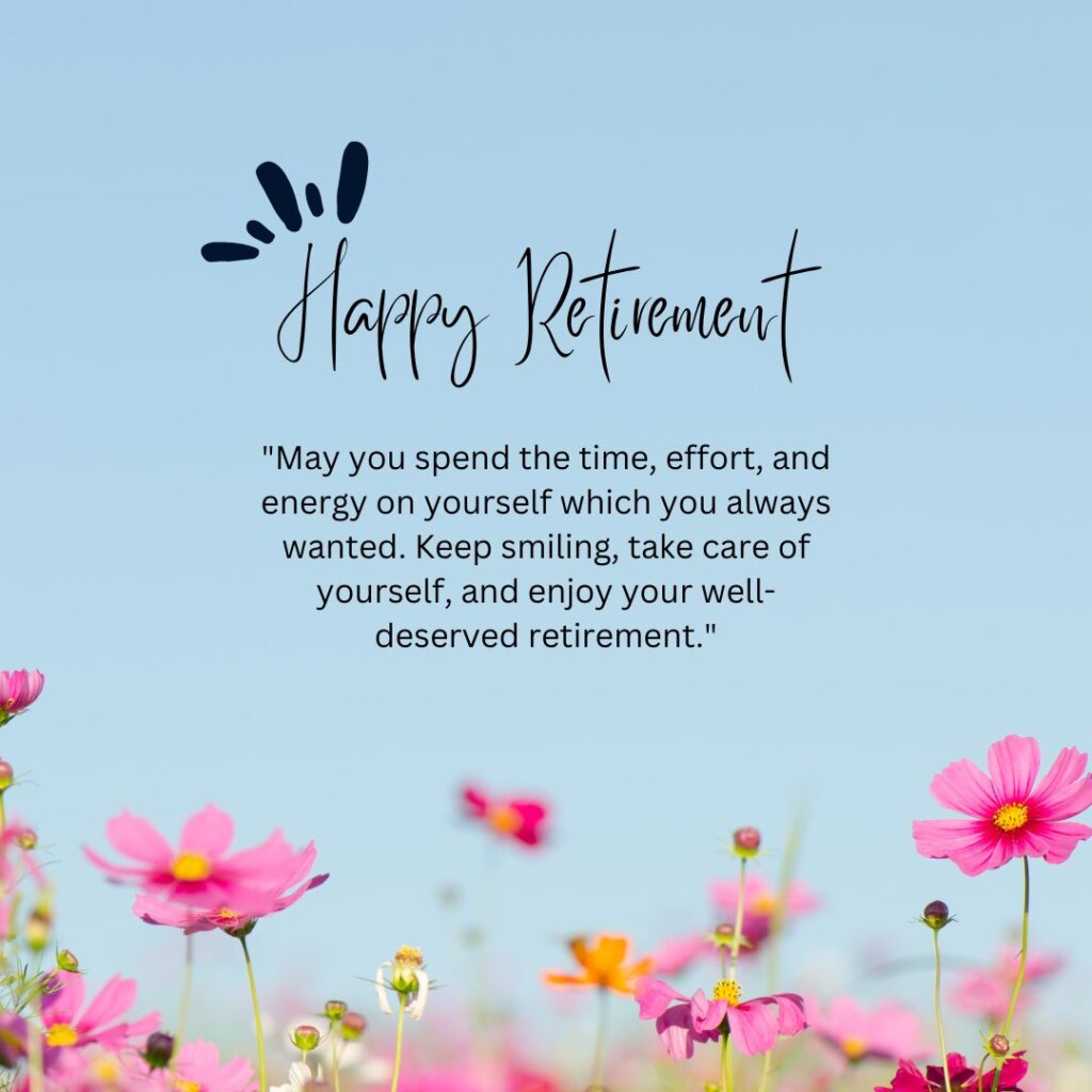 Retirement Wishes for Colleague
