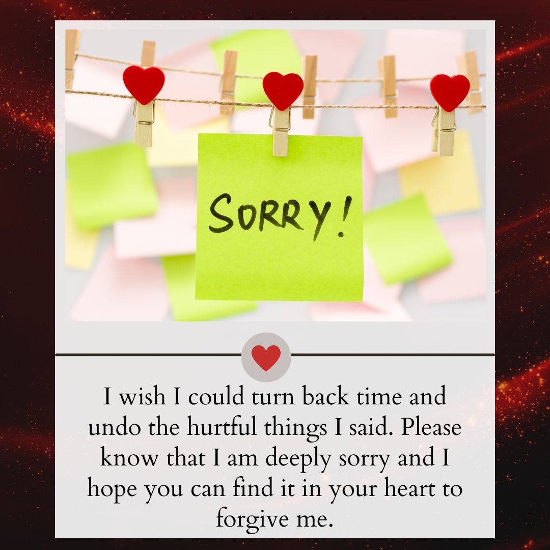 Sorry Messages for Boyfriend