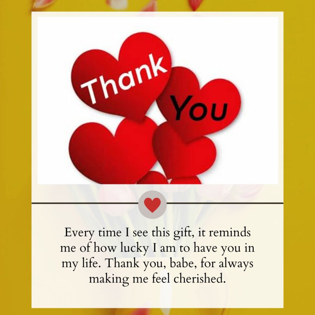 Thank You Messages for Gift